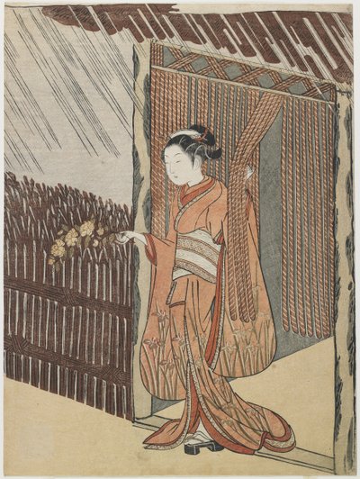 A költő O_ta Do_kan mitátája, 1766-1767 alkotó: Suzuki Harunobu