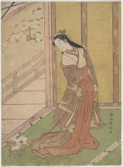 Onna San no Miya (a harmadik hercegnő) alkotó: Suzuki Harunobu
