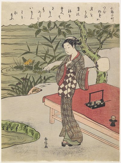 Ono Komachi, c. 1767 alkotó: Suzuki Harunobu