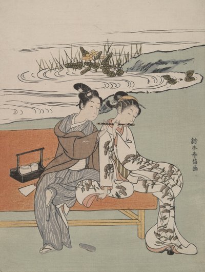 paródiája a császár X U An Zong és yang GUI non alkotó: Suzuki Harunobu