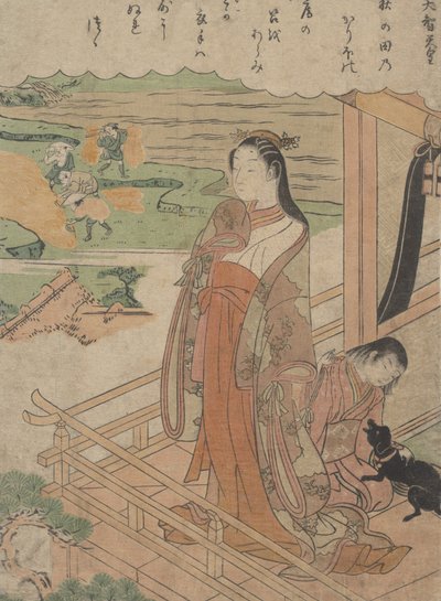 Együttérzés, kb. 1768., kb. 1768. alkotó: Suzuki Harunobu