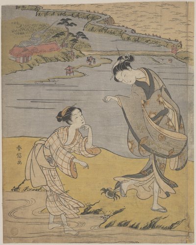 A kapaszkodó rák alkotó: Suzuki Harunobu