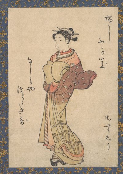 The Courtesans, a sorozatból, Seiro Bijin Awase Carver End Shigoro sic, kb. 1765., kb. 1765. alkotó: Suzuki Harunobu
