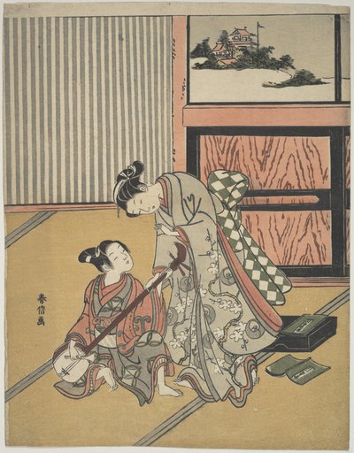 Zenelecke alkotó: Suzuki Harunobu