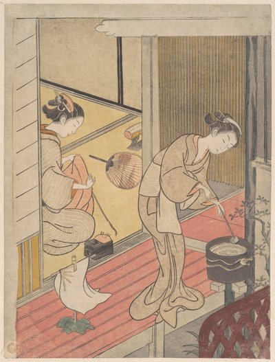 A törülközőtartóhoz visszatérő vitorlák alkotó: Suzuki Harunobu