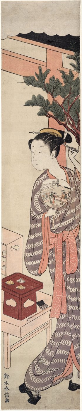 The Tea Stall - Kagiya Osen alkotó: Suzuki Harunobu