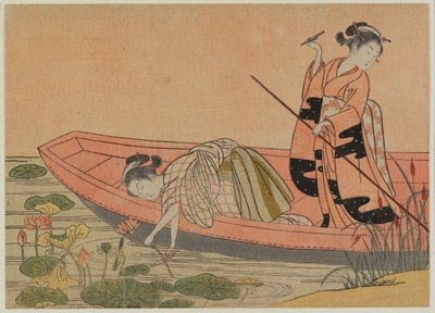 Zhou Maoshu vizuális paródiája (későbbi kiadás) alkotó: Suzuki Harunobu