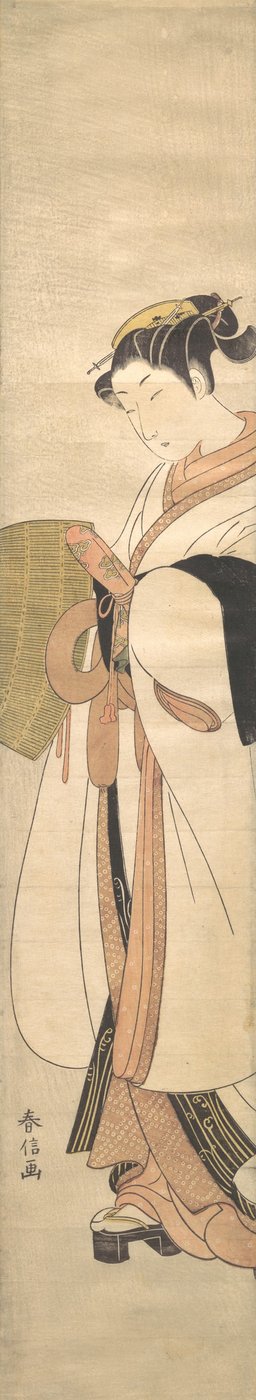 Fiatal lila, valószínűleg 1770., valószínűleg 1770. alkotó: Suzuki Harunobu