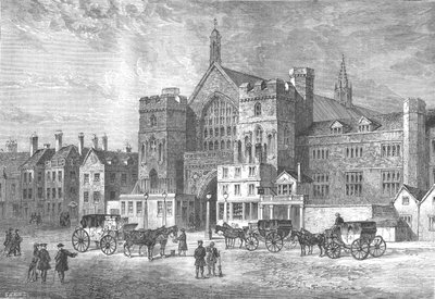 Westminster Hall, 1808 1897 alkotó: Swain