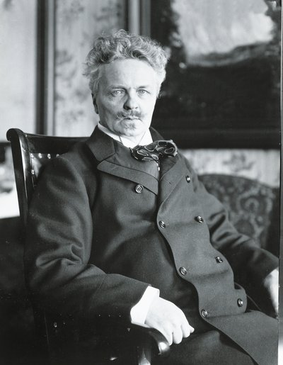 August Strindberg stockholmi házában (f/w fotó) alkotó: Swedish Photographer