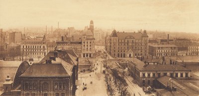 Malmö: parti a kikötőből (fekete-fehér fotó) alkotó: Swedish Photographer