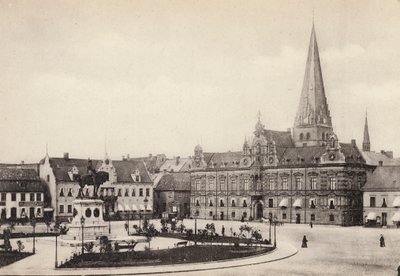 Svédország / Svédország: Skane, Malmö, Stortorget és Radhuset (f/w fotó) alkotó: Swedish Photographer