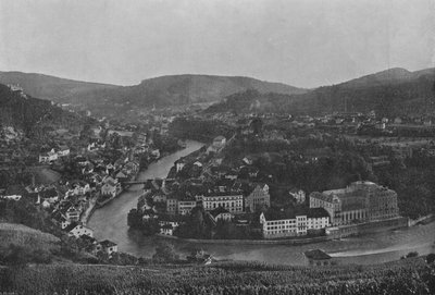 Baden, Vue Generale (f/w fotó) alkotó: Swiss Photographer