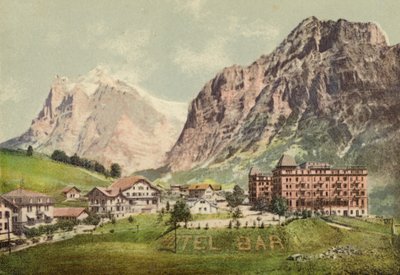 Berner Oberland: Grindelwald (színes fotó) alkotó: Swiss Photographer
