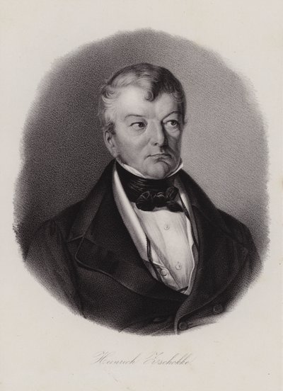 Heinrich Zschokke svájci író és reformátor (metszet) alkotó: Swiss School