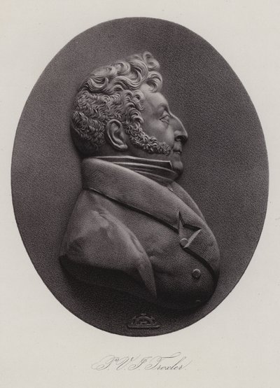 Ignaz Paul Vital Troxler, svájci orvos, politikus és filozófus (metszet) alkotó: Swiss School