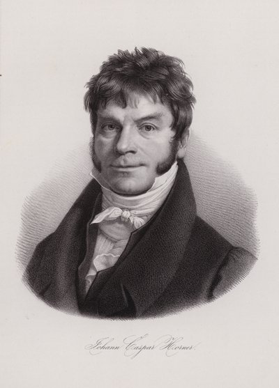 Johann Caspar Horner, svájci fizikus, matematikus és csillagász (metszet) alkotó: Swiss School