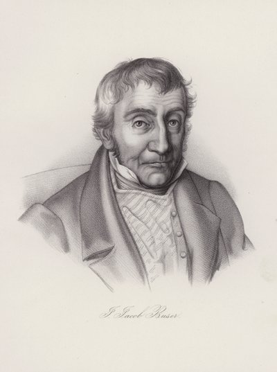 Johann Jakob Buser, svájci politikus (metszet) alkotó: Swiss School