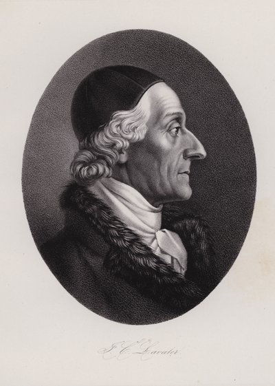 Johann Kaspar Lavater, svájci író és fiziognómus (metszet) alkotó: Swiss School