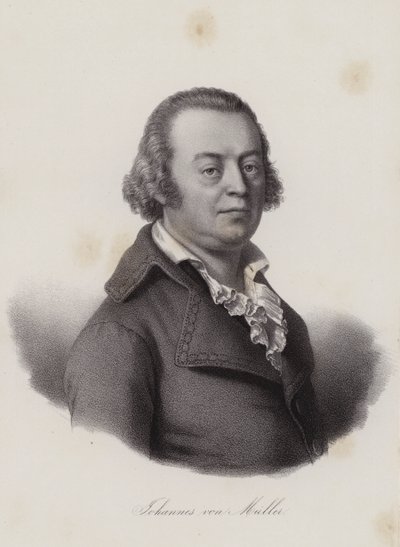 Johannes von Muller, svájci történész (metszet) alkotó: Swiss School