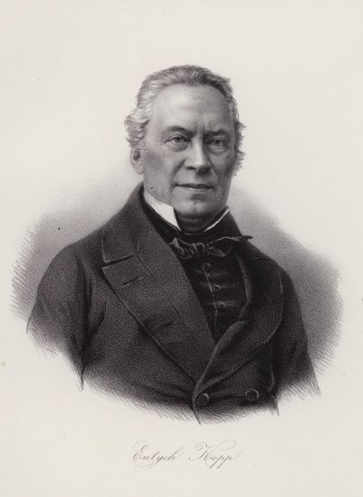 Joseph Eutych Kopp svájci történész, költő és politikus (metszet) alkotó: Swiss School