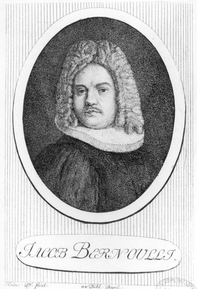 Jacques Bernoulli (1654-1705) portréja alkotó: Swiss School