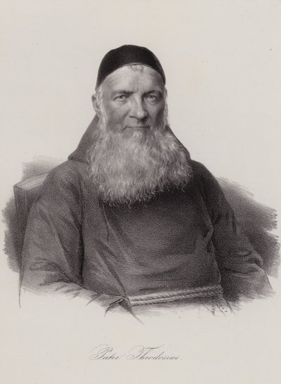 Theodosius Florentini, svájci pap és társadalmi reformer (metszet) alkotó: Swiss School