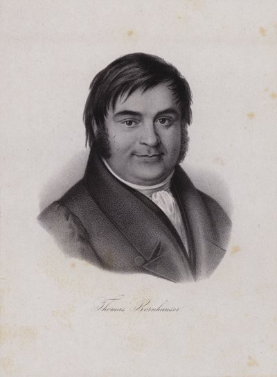 Thomas Bornhauser svájci teológus (metszet) alkotó: Swiss School