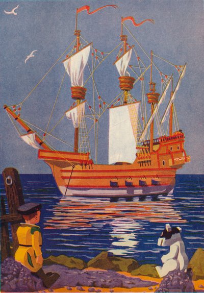 „How John Trusty Sailed the Seas”, 1937. alkotó: Sydney George Hulme Beaman