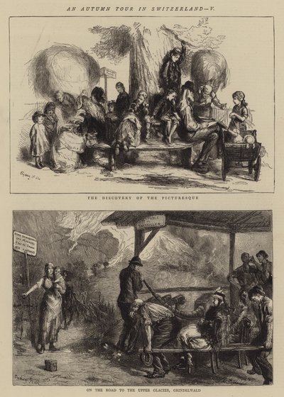 Őszi túra Svájcban, V alkotó: Sydney Prior Hall