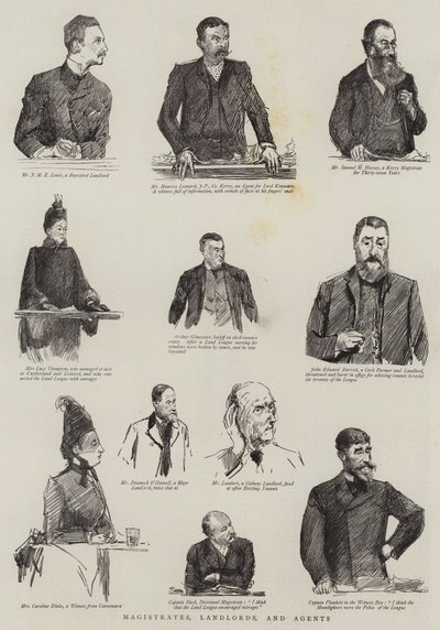 Magisztrátusok, földesurak és ügynökök alkotó: Sydney Prior Hall
