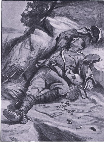 Csak egy gyalog, az After Pretoria: A gerillaháborúból, amelyet a Harmsworth Bros Limited adott ki, 1901 alkotó: Sydney Prior Hall
