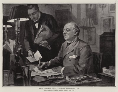 Lord Charles Beresford ellentengernagy, CB alkotó: Sydney Prior Hall