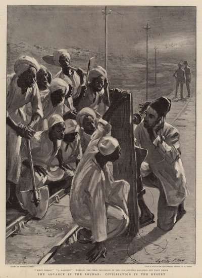 Előrelépés a Soudanban, civilizáció a sivatagban alkotó: Sydney Prior Hall