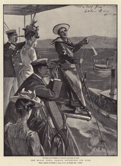 A királyi körút, Szuez hangzása alkotó: Sydney Prior Hall
