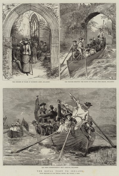 A királyi látogatás Írországban alkotó: Sydney Prior Hall