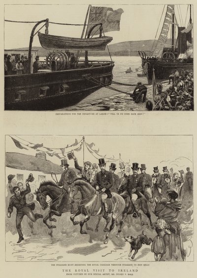 Királyi látogatás Írországban alkotó: Sydney Prior Hall