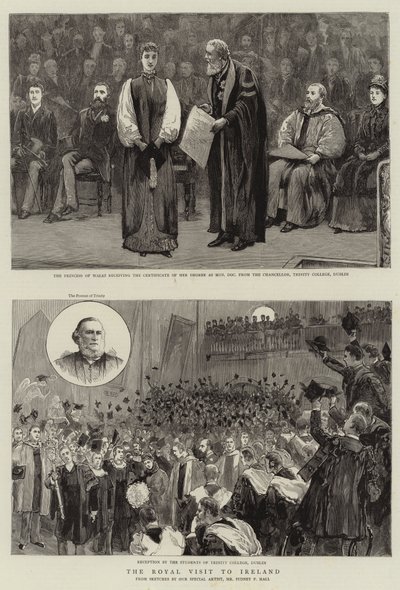 Királyi látogatás Írországban alkotó: Sydney Prior Hall