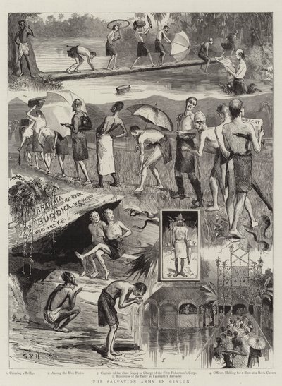 Az Üdvhadsereg Ceylonban alkotó: Sydney Prior Hall