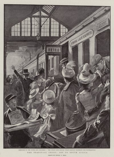 A transzvaáli válság, Dél-Afrikába indulunk alkotó: Sydney Prior Hall