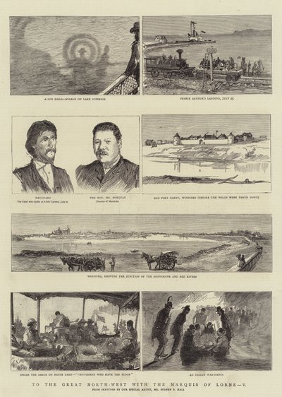 A nagy észak-nyugati részre Lorne márkival, V. alkotó: Sydney Prior Hall