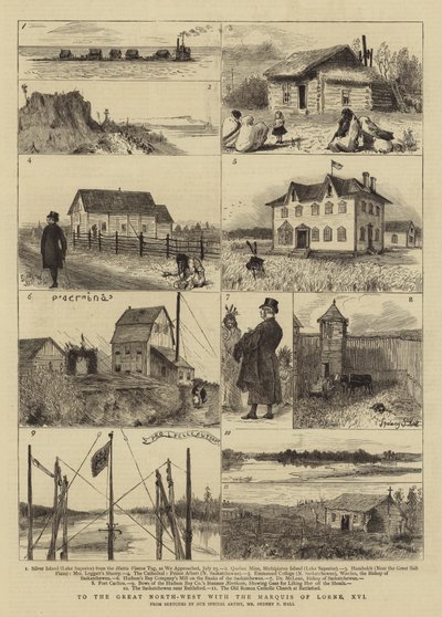Nagy északnyugatra Lorne márkival, XVI alkotó: Sydney Prior Hall