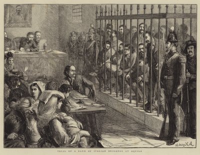 Egy olasz brigád pere Aquilánál alkotó: Sydney Prior Hall