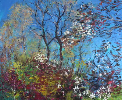 Virág és kék ég alkotó: Sylvia Paul