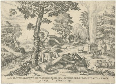 Cain en Ábel Könyvek figurái és képei (sorozat címe) alkotó: Symon Novelanus (attributed to)