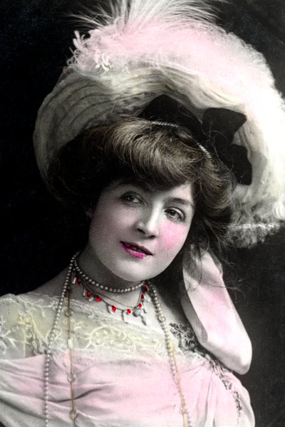 Cora Brown-Potter 1857-1936, amerikai színésznő, a XX. század elején. alkotó: TC Turner