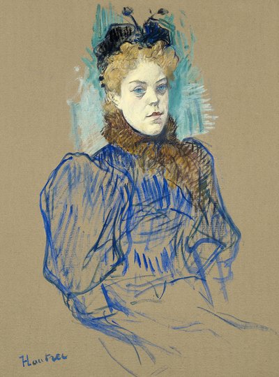 May Milton portréja (1895) alkotó: TOULOUSE LAUTREC