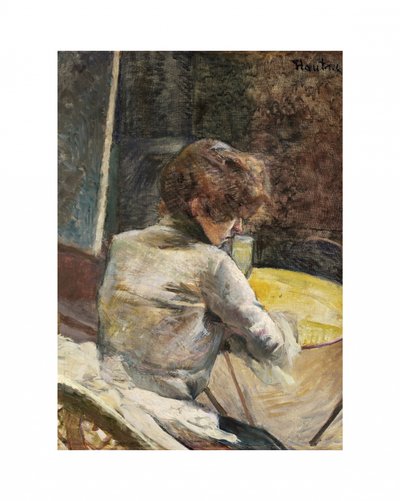 Várakozás (kb. 1887) alkotó: TOULOUSE LAUTREC