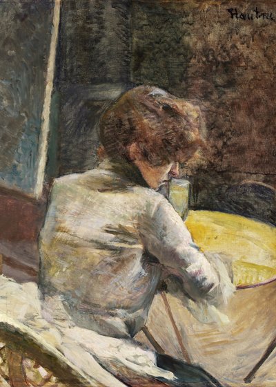 Várakozás (kb. 1887) alkotó: TOULOUSE LAUTREC