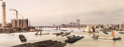 Westminster a londoni Waterloo hídról alkotó: TS Bays
